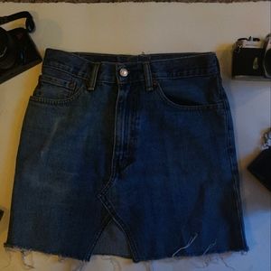 505 Levi Denim Skirt